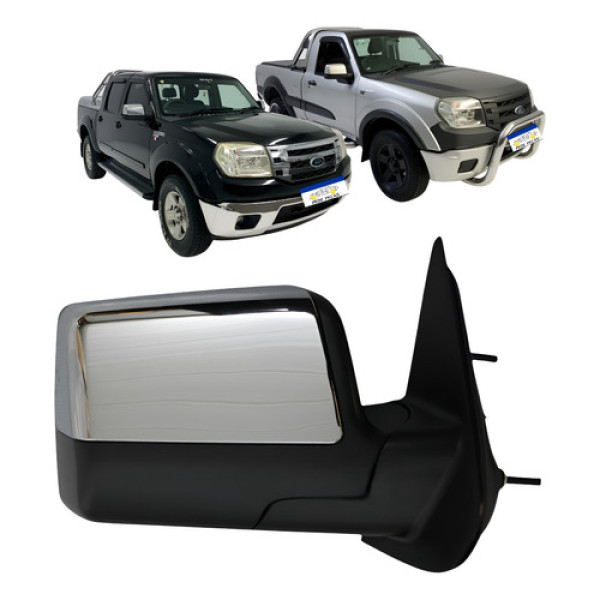 Retrovisor Direito Manual Ford Ranger 2009 2010 2011 2012 Direito/passageiro