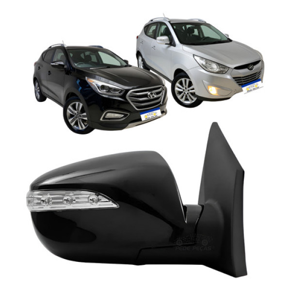 Retrovisor Direito Hyundai Ix35 2010 A 2014 Elétrico C/pisca Direito