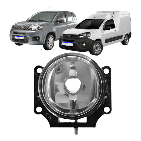 Farol Milha Fiat Uno Fiorino 2010 2011 2012 A 2021 Esquerdo Cristal