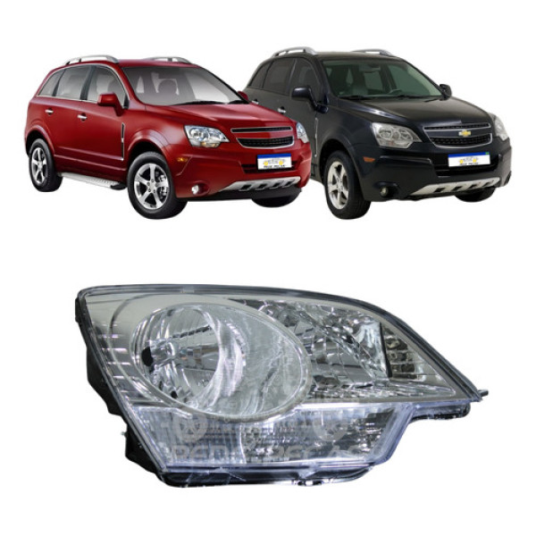 Farol Manual Gm Captiva 2008 A 2014 Sport Awd Sport Ecotec