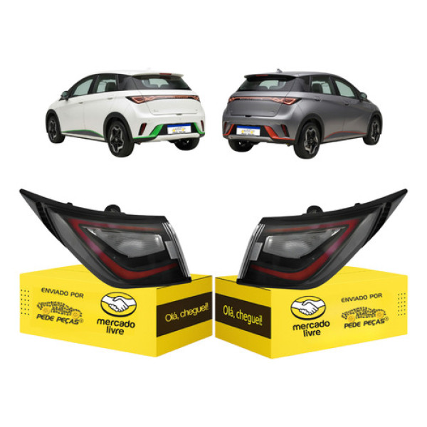 Par Lanterna Sinaleira Byd Dolphin 2023 2024 2025 2026 Ambos Lados Bicolor