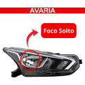 Farol Nissan Versa Advance 2021 22 23 A 2026 C/avaria L.d Direito/passageiro