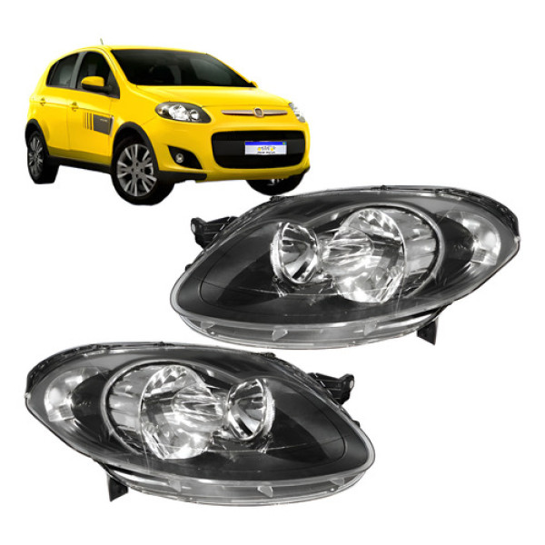 Par Farol Fiat Palio 2012 2013 2014 2015 2016 2017 2018 Novo - Esquerdo