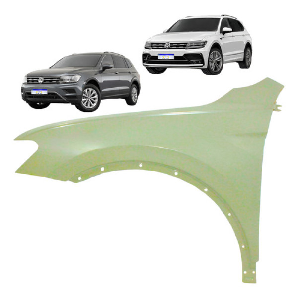 Paralama Volkswagen Tiguan 2018 2019 2020 2021 L.e Cor Esquerdo Cinza