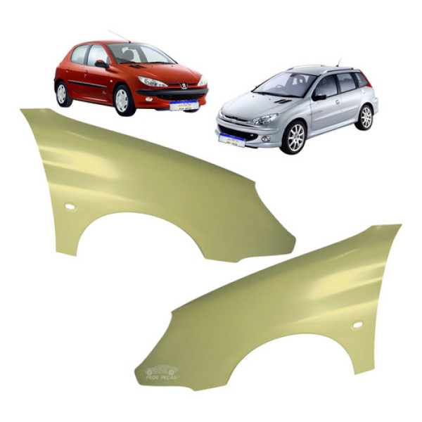 Paralama Peugeot 206 Sw 1999 2000 2001 2002 A 2010 Novo