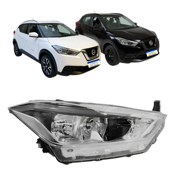 Farol Nissan Kicks 2017 2018 2019 2020 2021 Novo L.d Direito