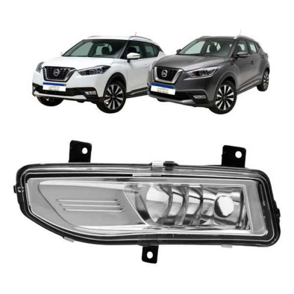 Farol De Milha Le Nissan Kicks 2017 2018 2019 A 2022 Cristal/esquerdo/motorista