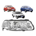 Farol Vw Gol Saveiro Parati G3 1999 A 2005 Foco Simples Ld Direito/passageiro