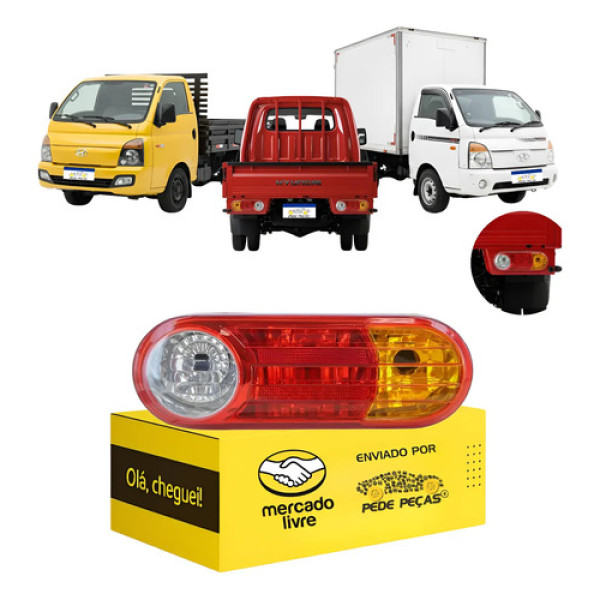 Lanterna Hr 2007 08 09 10 11 12 13 14 15 16 17 18 A 2025 L.d Direito/passageiro Vermelho