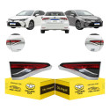 Lanterna Tampa Toyota Corolla Gli 2020 2021 A 2026 S/led Par Ambos Lados Vermelho
