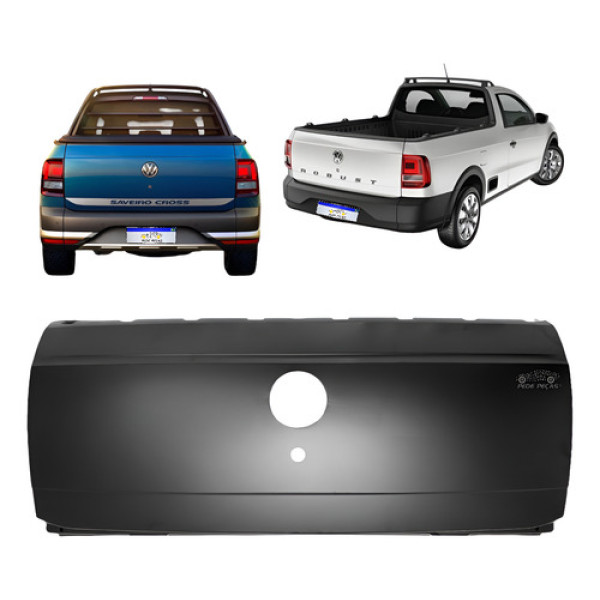 Tampa Traseira Vw Saveiro G7 Cross 2017 2018 2019 A 2023 2017 2018 2019 2020 2021 2022 2023