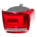 Par Lanterna Traseira Saveiro G7 2017 A 2023 Cristal Ambos Lados Vermelho
