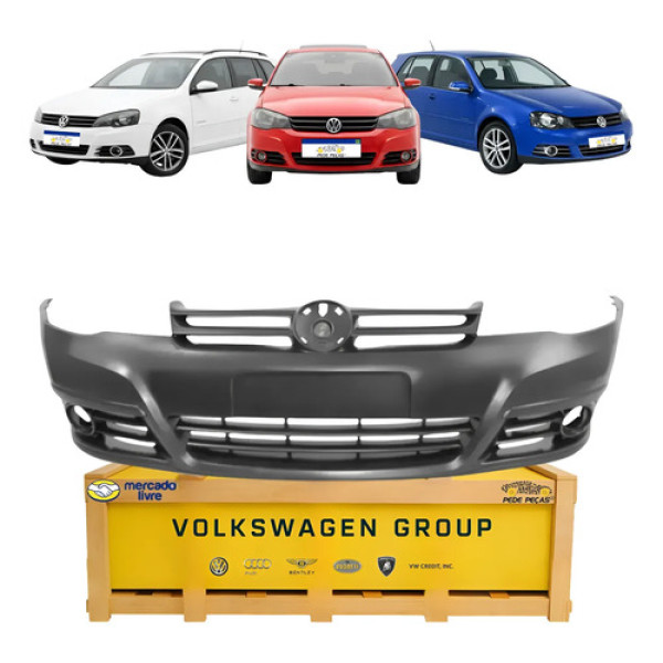 Parachoque Vw Golf 2008 2009 2010 A 2013 Original C/f Milha Preto