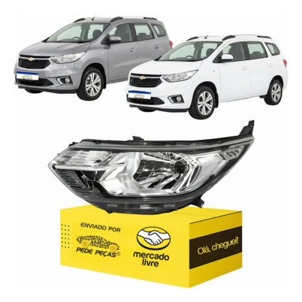 Sinaleira Esquerda Gm Spin 2019 20 21 22 23 2024 S/led Esquerdo/motorista