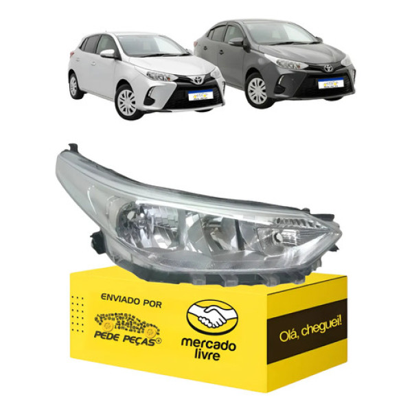 Sinaleira Direita Toyota  Yaris 2018 2019 A 23 24 2025 S/led Direito/passageiro