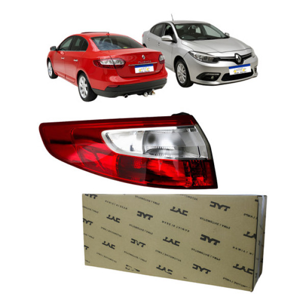 Sinaleira Traseira Canto Fluence 2011 A 2016 Esquerdo S/led