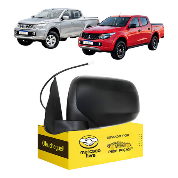 Retrovisor Mitsubishi Triton L200 2017 A 2022 Elétrico Novo