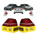 Par Lanterna Sinaleira Vw Golf 2014 2015 2016 2017 Com Led Ambos Lados Vermelho