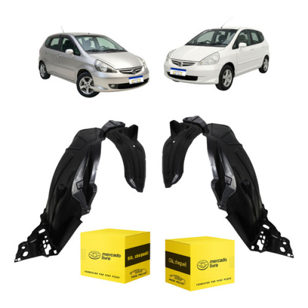 Par Parabarro Lameiro Dianteiro Fit 2003 04 05 06 07 2008