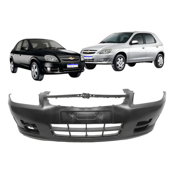 Parachoque Chevrolet Celta Prisma 2012 2013 2014 2015 Novo Preto