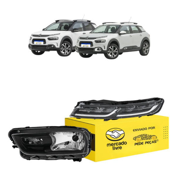 Kit Farol Superior Inferior C4 Cactus 2019 20 21 A 2024 Le Esquerdo/motorista