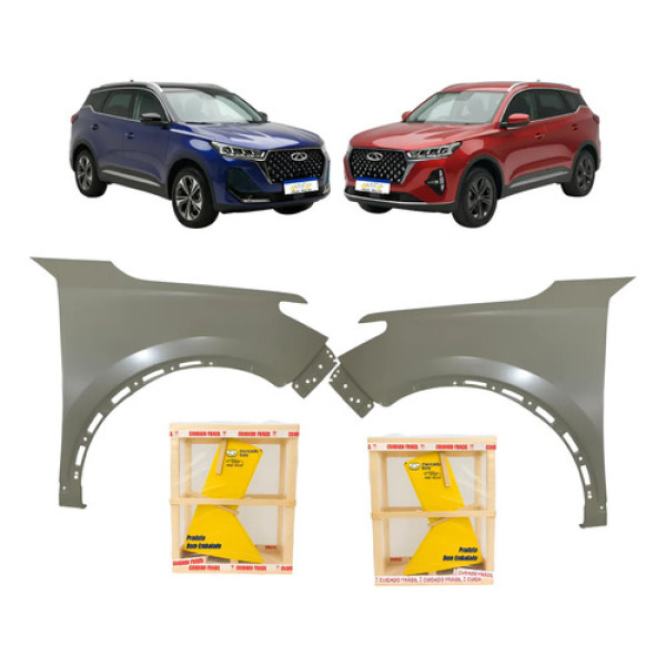 Par Paralama Chery Tiggo 7 2023 2024 2025 2026 Novo