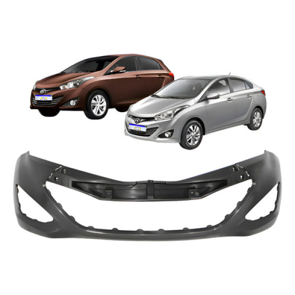 Parachoque Dianteiro Hyundai Hb20 2012 2013 2014 2015 Novo Preto