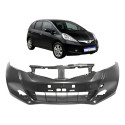 Parachoque Dianteiro Honda Fit 2013 A 2014 C/furo - Preto