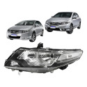 Farol Honda City 2009 2010 2011 2012 2013 2014 L.e Novo - Esquerdo