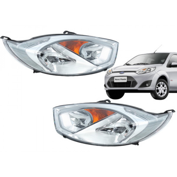 Par Farol Ford Fiesta Rocam 2010 2011 2012 2013 2014 Novo