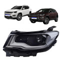 Farol Sinaleira Jeep Compass 2017 A 2021 Com Led Novo Le Esquerdo/motorista