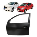Porta Dianteira Esquerda Motorista Nissan Versa 2012 A 2015 - Dianteira - Esquerdo - Preto