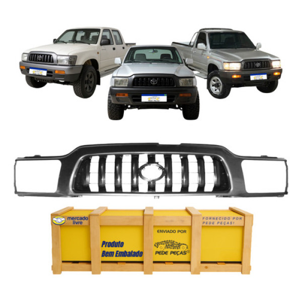 Grade Superior Toyota Hilux 2002 03 2004 Dx Full Sr Srv Cinza Cinza