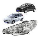 Farol Peugeot 206 2000 2001 2002 2003 2004 2005 2006 A 10 Le Esquerdo