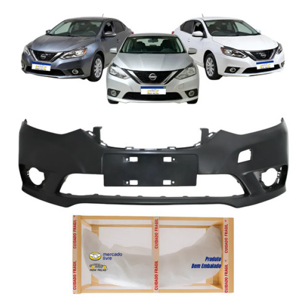 Parachoque Sentra 2017 2018 2019 2020 S Sl Sv Preto
