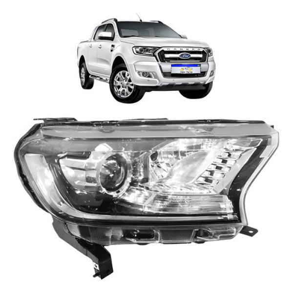 Farol Ford Ranger 2017 2018 2019 2020 2021 2022 2023 Ld