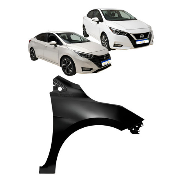 Paralama Direito Nissan Versa 2021 A 2025 Sense Advance Direito