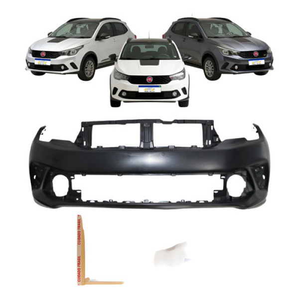Parachoque Fiat Argo Hgt Trekking 2018 2019 2020 2021 2022 Preto