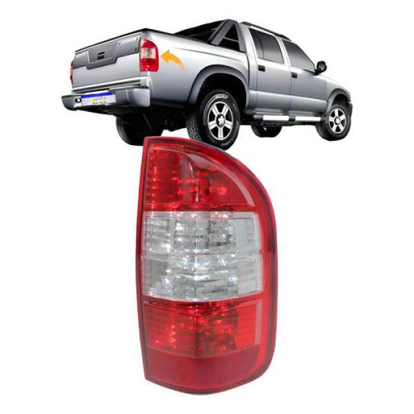Lanterna Chevrolet S10 2009 2010 2011 Traseira Nova L.d Direito Vermelho