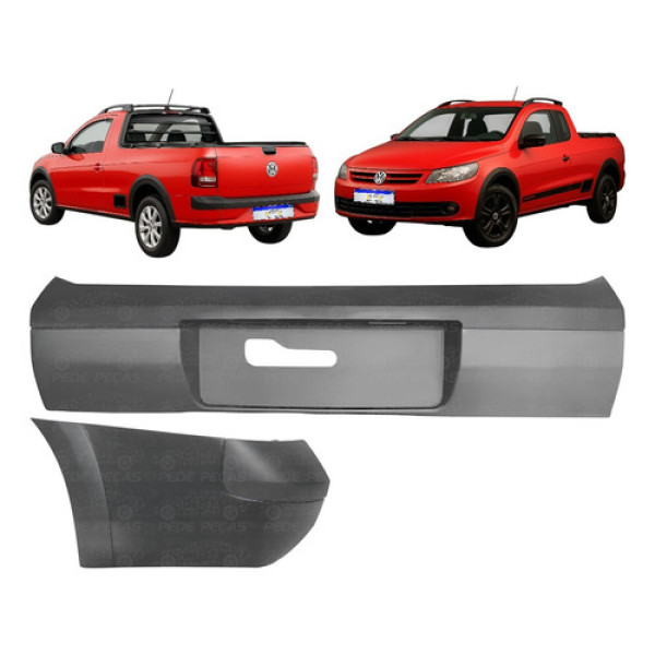 Parachoque Polaina Volkswagen Saveiro G5 G6 2009 A 2016 Le