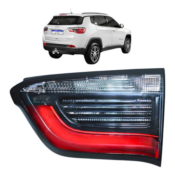 Lanterna Jeep Compass 2017 2018 2019 2020 2021 C/led Novo Ld Direito/passageiro Vermelho