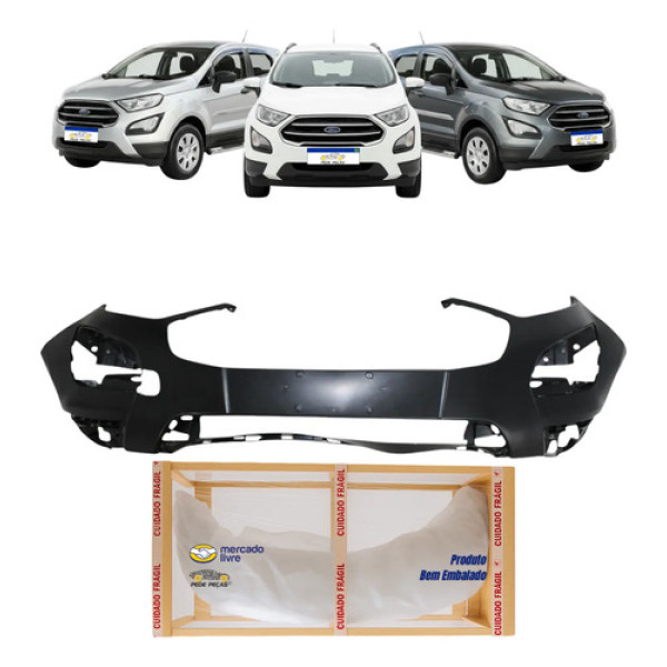 Parachoque Dianteiro Ford Ecosport 2018 2019 2020 2021 Novo Preto