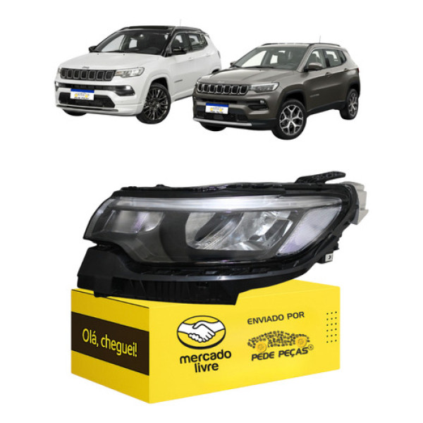 Farol Sinaleira Jeep Compass 2022 2023 2024 2025 2026 L.e Esquerdo/motorista