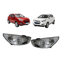 Par Farol Hyundai Ix35 2010 2011 A 2015 Cromado Foco Simples Ambos Lados