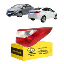 Lanterna Sinaleira Hb20 Sedan 2013 14 15 16 17 18 19 Direita Direito/passageiro Vermelho Cristal