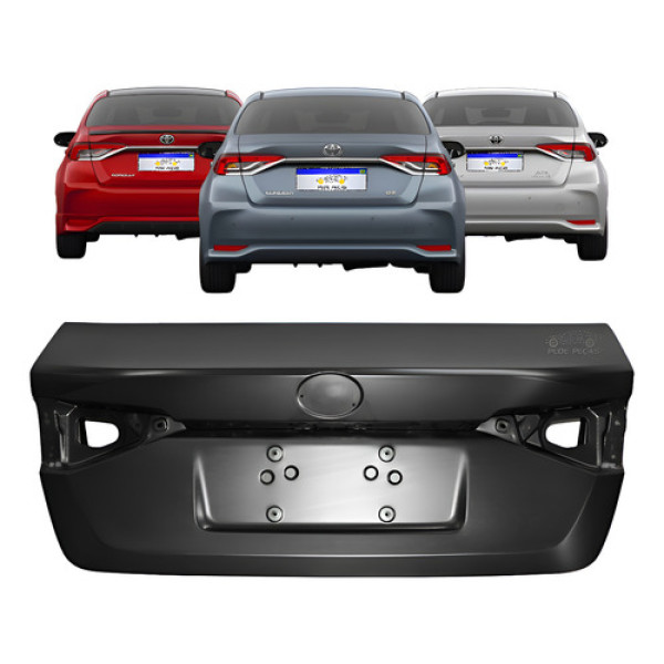 Tampa Traseira Toyota Corolla 2020 A 2025 Xei Gli Alts Gr-s Preto Tampa Traseira Toyota Corolla 2020 A 2025 Xei Gli Alts Gr-s Preto