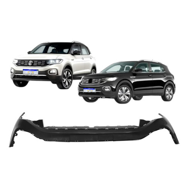 Parachoque Volkswagen T-cross 2019 2020 A 2024 C/furo Sensor