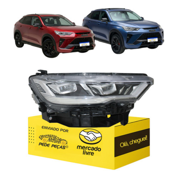 Farol Sinaleira Gwm Haval H6 Gt 2024 2025 2026 Full Led L.d Direito/passageiro
