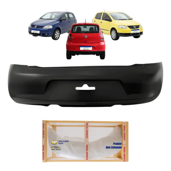 Parachoque Traseiro Volkswagen Fox 2003 2004 2005 A 09 Novo