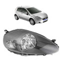 Farol Fiat Punto Essence Attractive 2007 A 2012 Novo
